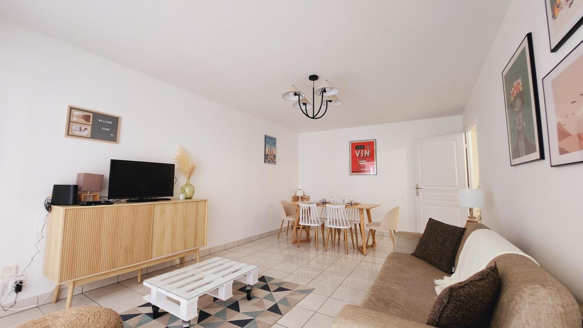 Le Gabrielle-Charmant Appartement-Parking Rouen Esterno foto